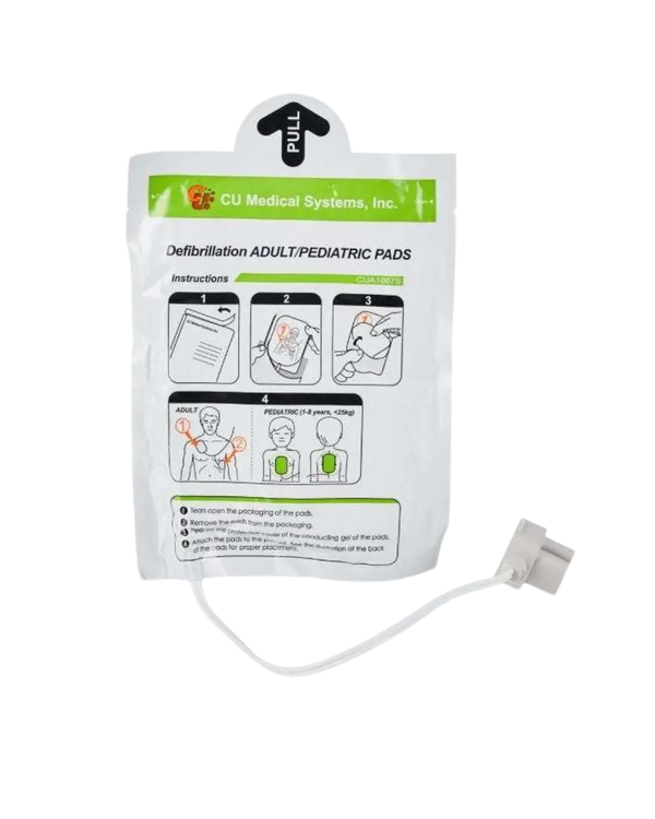 Electrodos Desechables para Desfibrilador — Adulto y Pediátrico